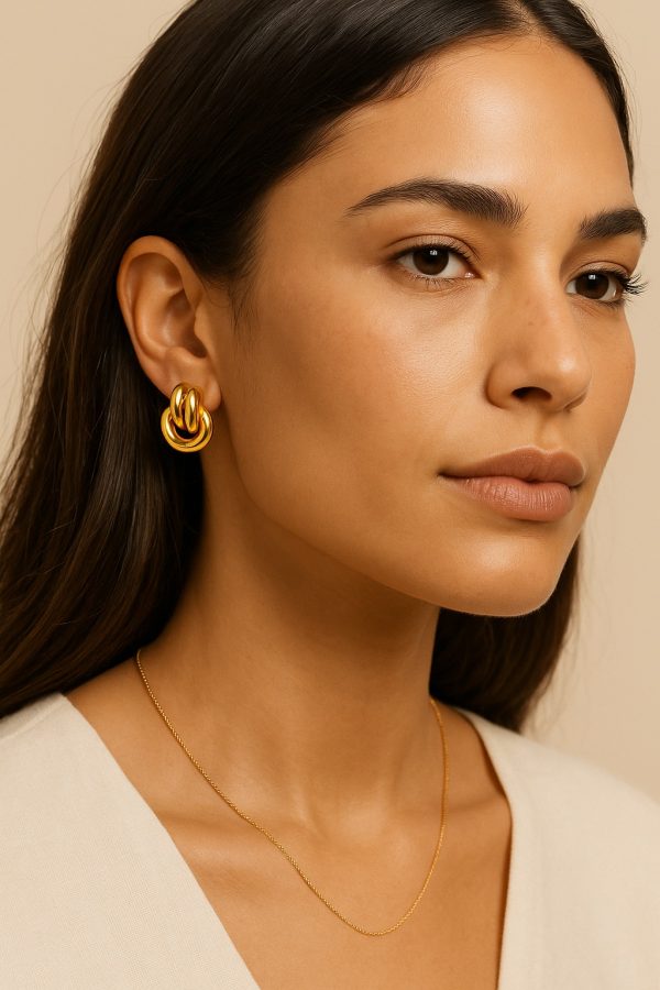 Luna Knot Earrings - Image 2