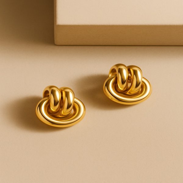 Luna Knot Earrings - Image 3