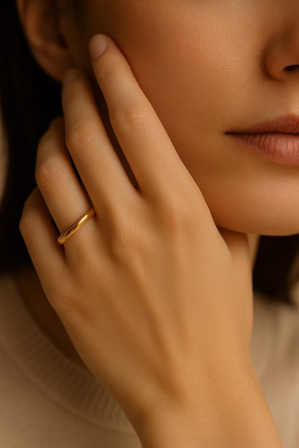 Luna Classic Band – Gold Vermeil [20% OFF] - Image 2