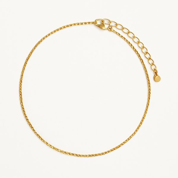 Celeste Chain Necklace – 18K Gold Plated Minimalist Choker